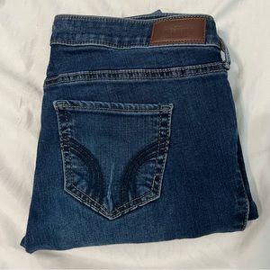 Hollister low rise super skinny cropped jeans